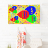 Banderoles colorées personnalisées (En situation)