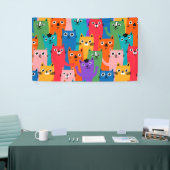 Banderoles Colorful cats (Salon professionnel)