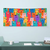 Banderoles Colorful cats (Salon professionnel)