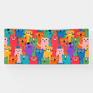 Banderoles Colorful cats