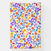 Banderoles Colourful Exotic Floral Pattern-23146 (Verticale)