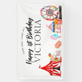 Banderoles Come One All Carnival Circus Show Anniversaire de (Vertical)