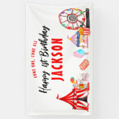 Banderoles Come One All Carnival Circus Show Anniversaire de  (Vertical)