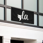 Banderoles Comma La Kamala Harris - maman chat pour Kamala (Bâtiment extérieur)