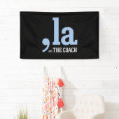 Banderoles Comma La Kamala Harris Tim Walz Coach 2024 (En situation)