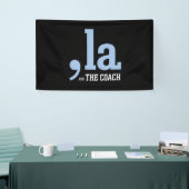 Banderoles Comma La Kamala Harris Tim Walz Coach 2024 (Salon professionnel)