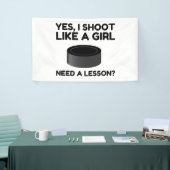 BANDEROLES COMME UN HOCKEY DE FILLE (Salon professionnel)