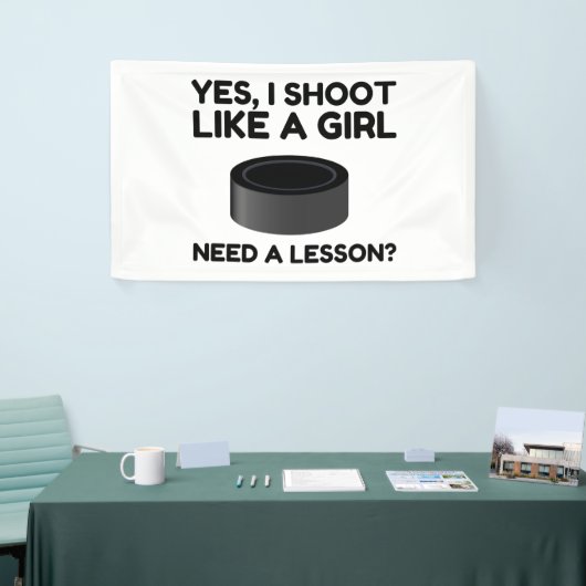 BANDEROLES COMME UN HOCKEY DE FILLE (Salon professionnel)