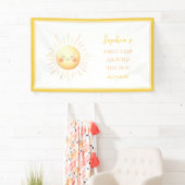 Banderoles Commencez votre voyage autour du Soleil Anniversai (En situation)