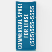 Banderoles Commercial Space for Lease Banner (Vertical)