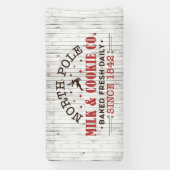 Banderoles Compagnie de biscuits au lait North pole (Verticale)