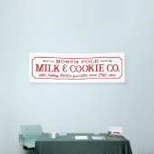 Banderoles Compagnie de lait et de biscuits du Pôle Nord Noël (Salon professionnel)