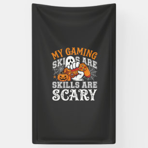 Banderoles Compétences de jeu Halloween sont un contrôleur fa