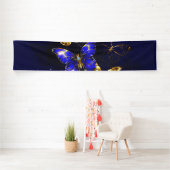 Banderoles Composition avec papillons Sapphire (En situation)