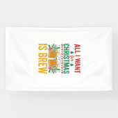 Banderoles Conception de boisson de vacances Christmas Brew (Horizontal)