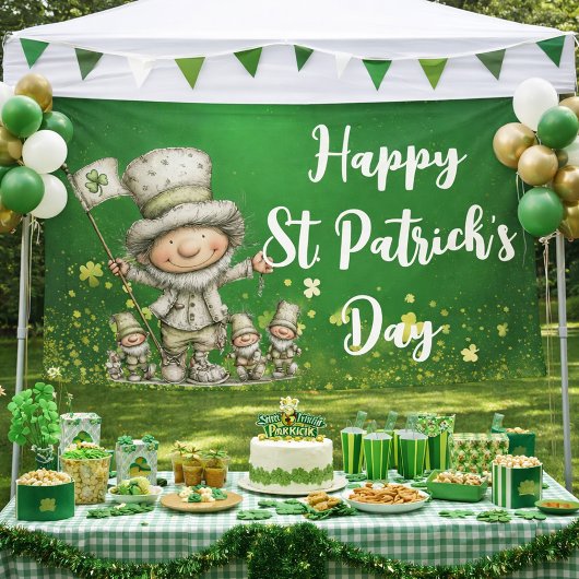 Banderoles Conception de célébration de la Saint-Patrick ludi
