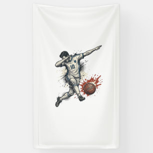Banderoles Conception de chemise graphique Vintage Soccer Dab