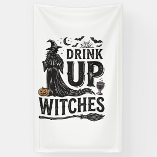 Banderoles Conception de chemise Halloween sorcières buvez vi