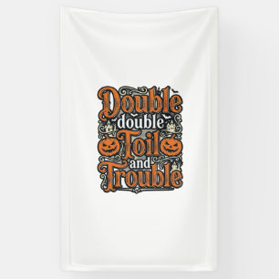 Banderoles Conception de chemise Halloween Vintage Double Toi