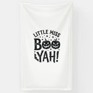 Banderoles Conception de chemise Halloween vintage Little Mis