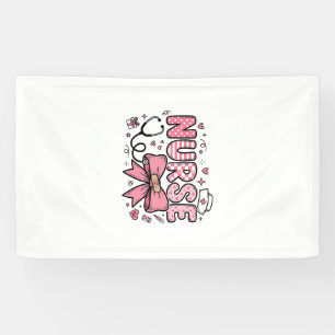 Banderoles Conception de chemise vectorielle Cute Nurse Bow H