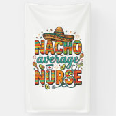 Banderoles Conception de chemise vectorielle Nacho Average Nu (Vertical)