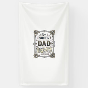 Banderoles Conception de chemise Vintage Super Papa Meilleur