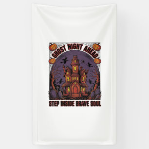 Banderoles Conception de gravure vintage Halloween Maison han