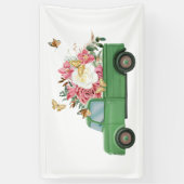 Banderoles Conception de la sublimation des fleurs (Vertical)