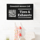 Banderoles Conception de l'entretien des véhicules de garage  (En situation)