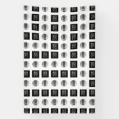 Banderoles Conception de modèle de logo géométrique 2 (Verticale)