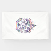 Banderoles Conception de T-Shirt Graphique de Roller Disco Li (Horizontal)