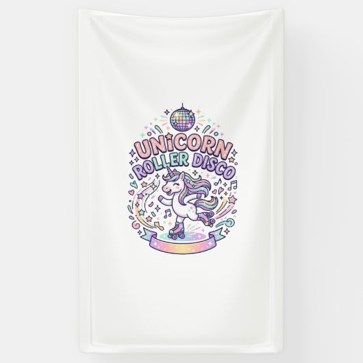 Banderoles Conception de T-Shirt Graphique de Roller Disco Li (Vertical)