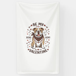 Banderoles Conception de T-shirt vintage Saint-Valentin Bulld