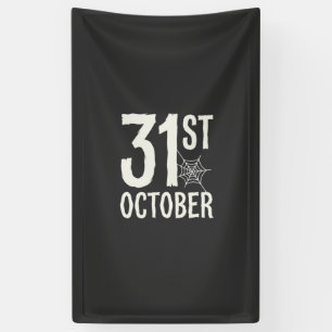 Banderoles Conception de toile d'araignée Halloween du 31 oct