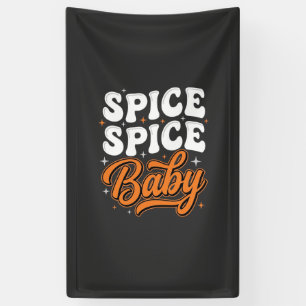 Banderoles Conception de typographie rétro Halloween Spice Sp