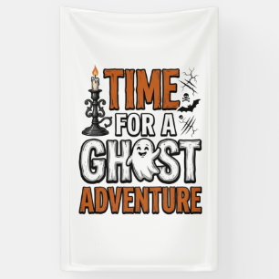 Banderoles Conception de typographie vintage Halloween Ghost