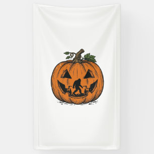 Banderoles Conception de vecteur de Halloween Citrouille Bigf