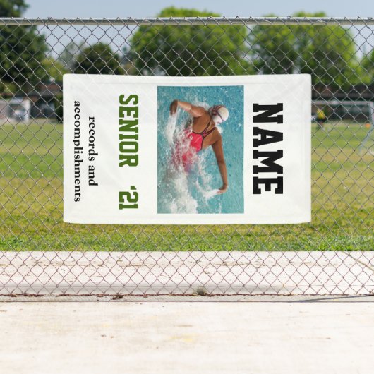 Banderoles Conception d'équipe de natation de photo (En situation)