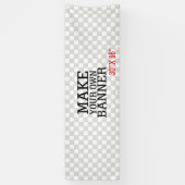 Banderoles Conception facile Créez votre propre écran en une  (Vertical)