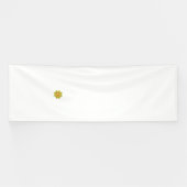 Banderoles Conception florale orange avec motifs complexes et (Horizontal)