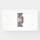 Banderoles Conception graphique de maman vache mignonne arc_1 (Horizontal)
