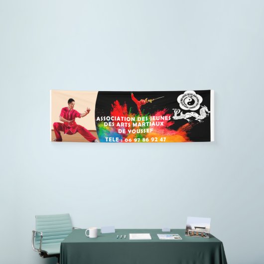 Banderoles Conception par un artiste d'arts martiaux exquis (Salon professionnel)