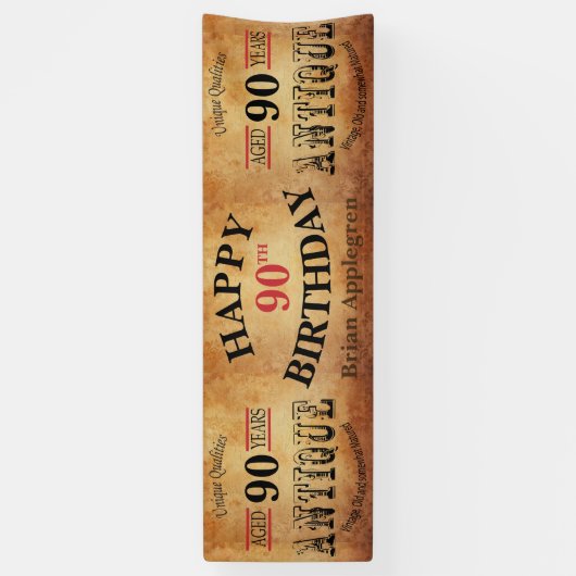 Banderoles Conception vieilli, antique et (Vertical)