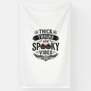 Banderoles Conceptions de chemise Halloween Thick Thighs Spoo