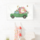 Banderoles Conceptions de sublimation de fleurs (En situation)