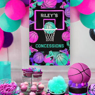 Banderoles Concessions De Basket De Peinture De Peinture De N