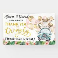 Conduire par Baby shower BIENVENUE BANNER | Cute S
