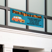 Banderoles Conduire par un chariot ou traiter Hallloween (Bâtiment extérieur)