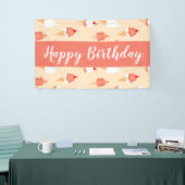 Banderoles Cones De Crème De Glace Avec Saupoudrage Anniversa (Salon professionnel)